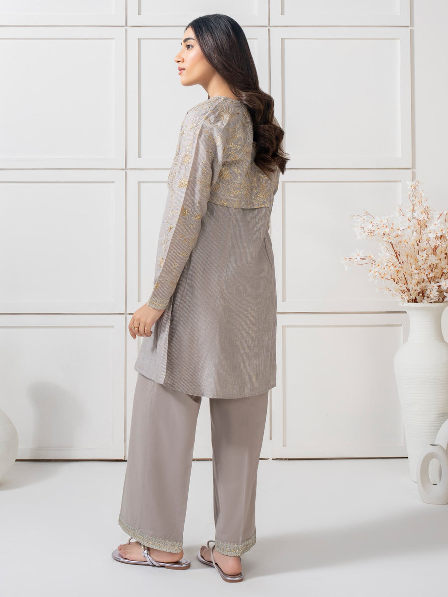 2 Piece Missouri Suit-Embroidered (Pret) - Pehnaawaa