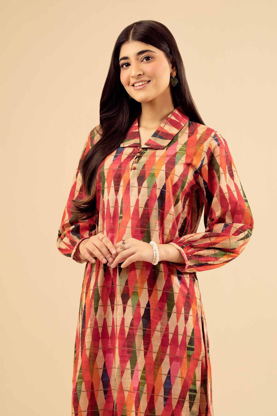 Chic 2-Piece Printed Suit for Effortless Everyday Style