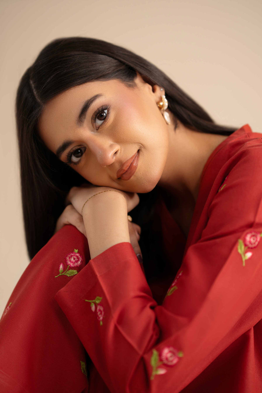 Chic Embroidered 2-Piece Suit Set for You