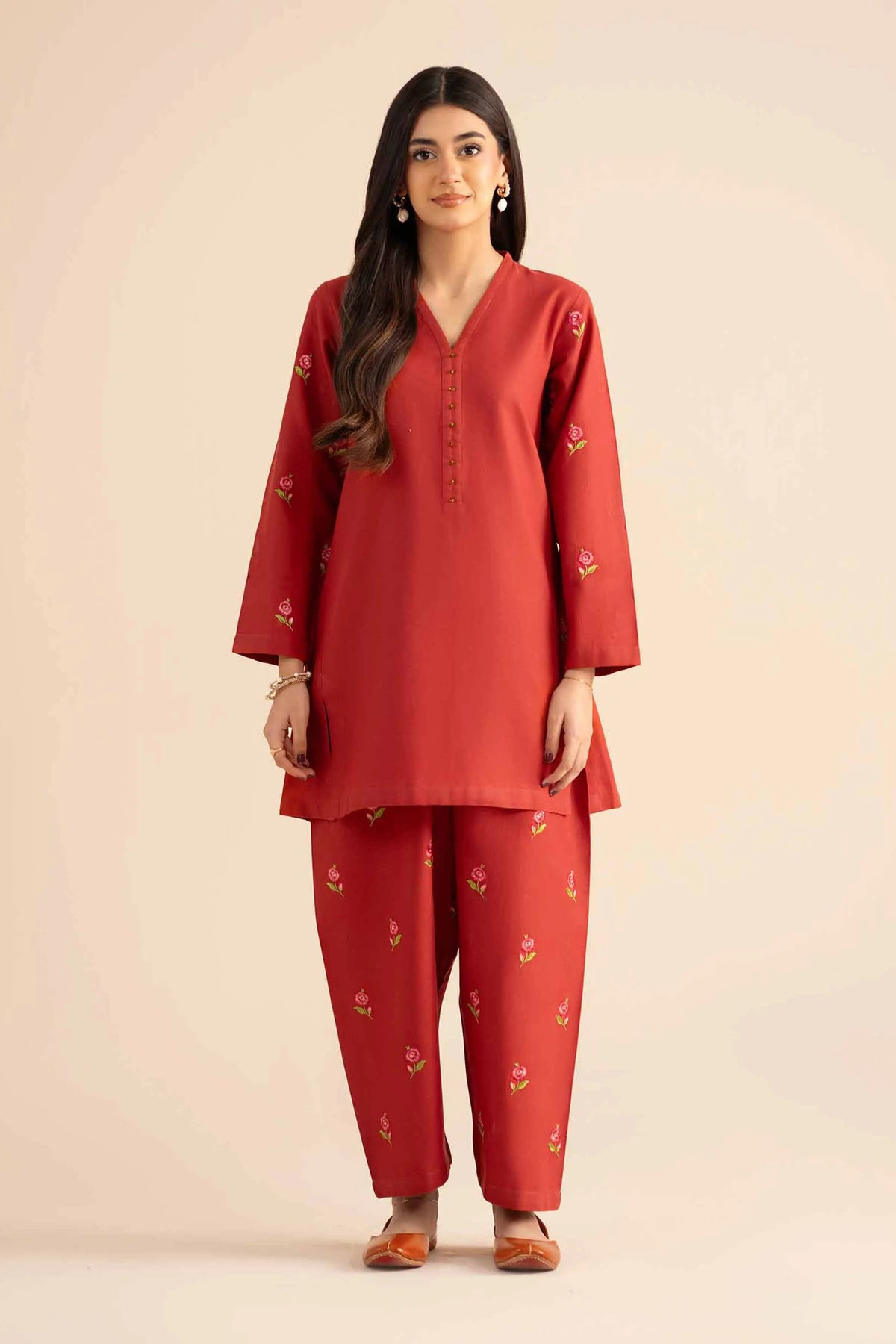 Embroidered 2-Piece Shalwar Suit | Ready to Wear