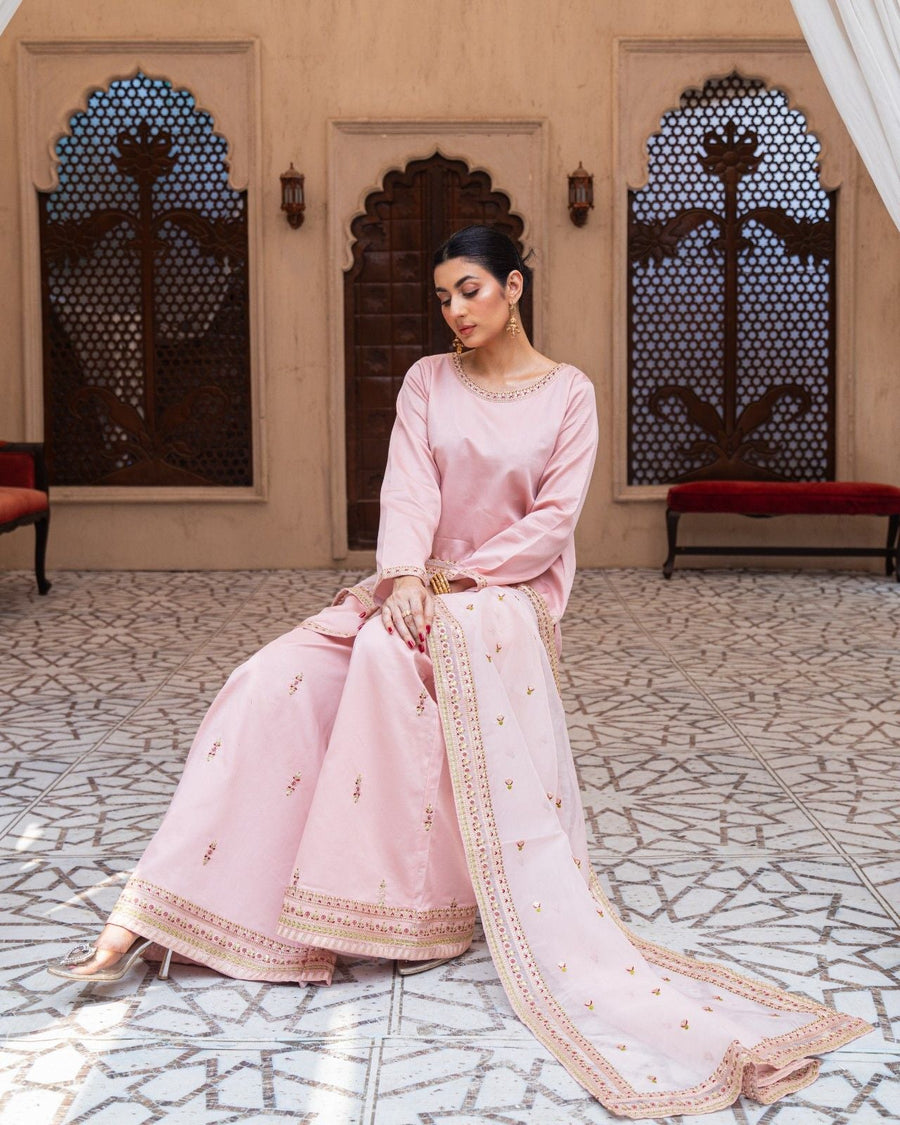 Pink Majesty – Premium Stitched Suit for Women