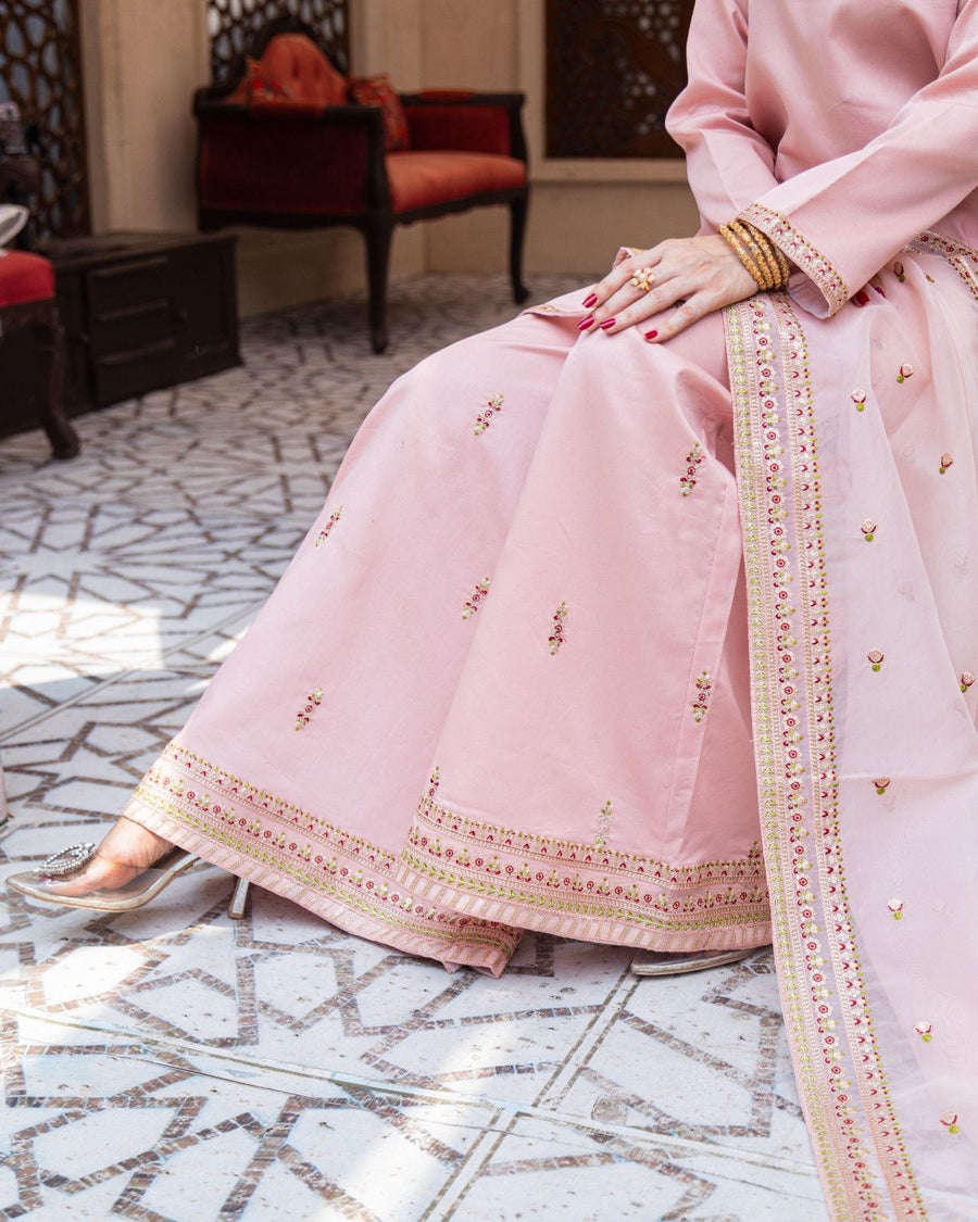 Pink Majesty – Premium Stitched Suit for Women