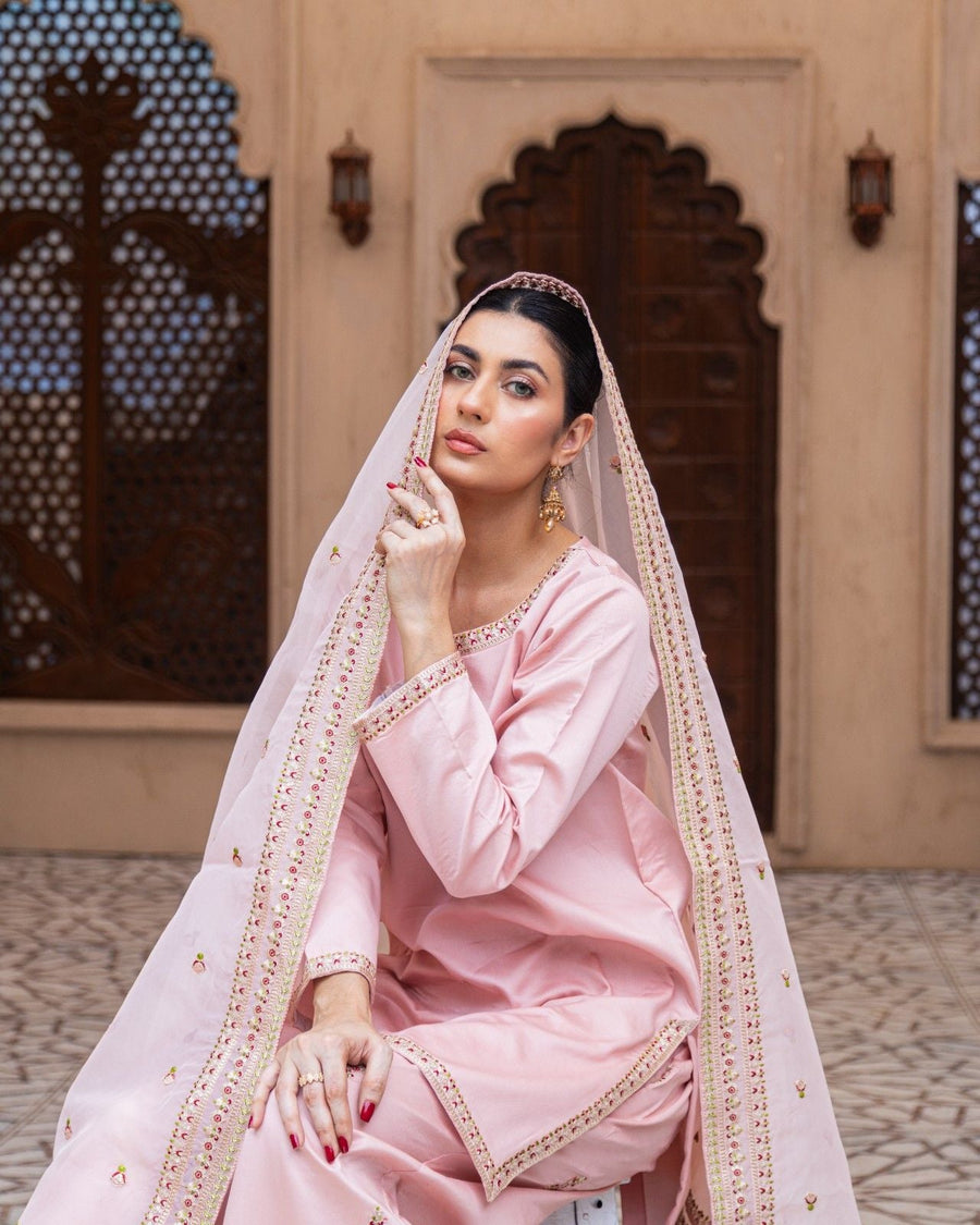 Pink Majesty – Premium Stitched Suit for Women