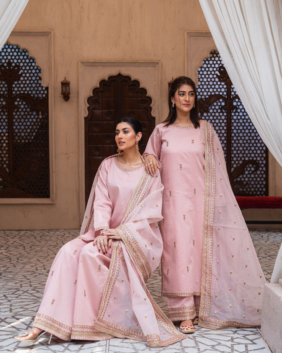 Pink Majesty – Premium Stitched Suit for Women