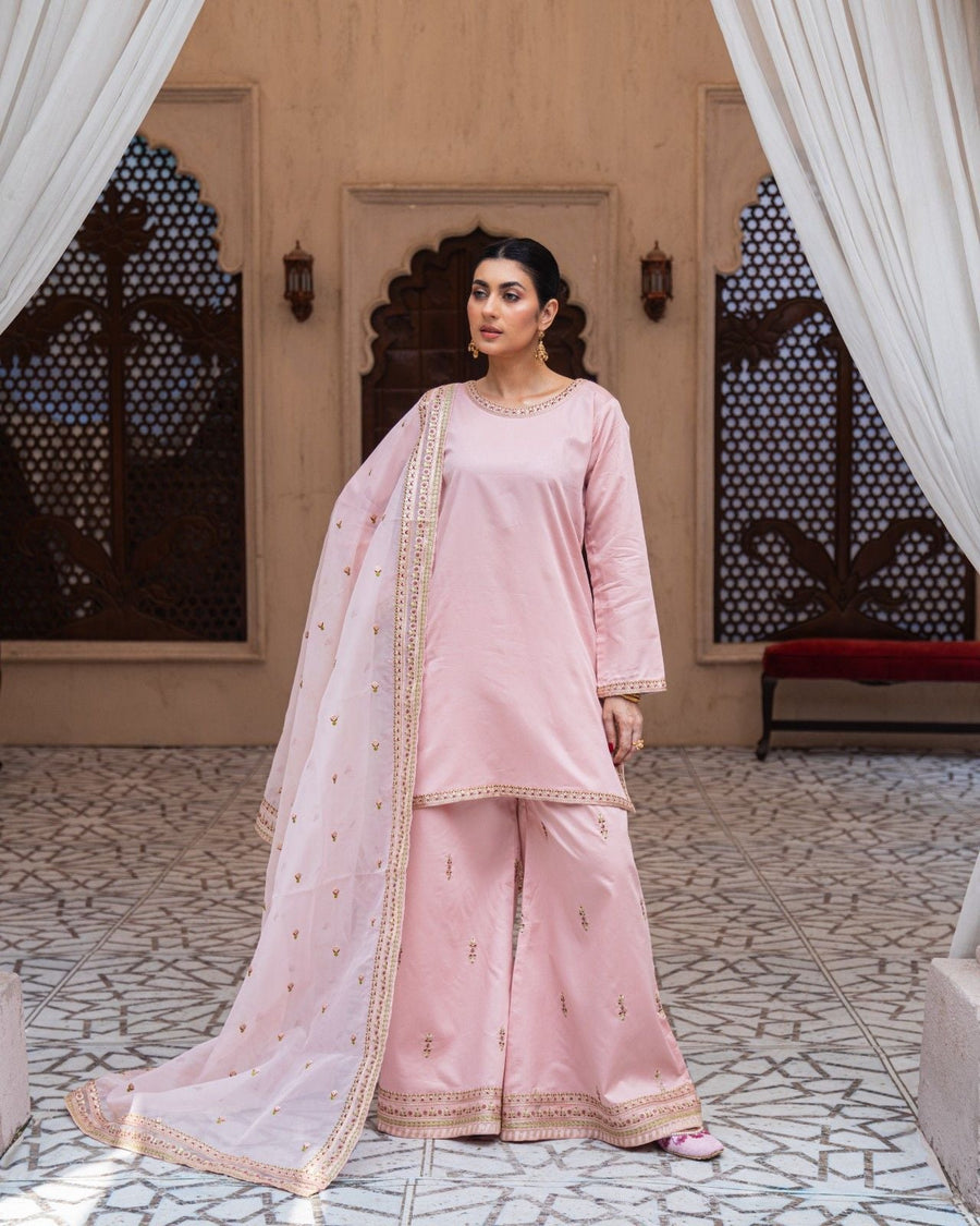 Pink Majesty – Premium Stitched Suit for Women