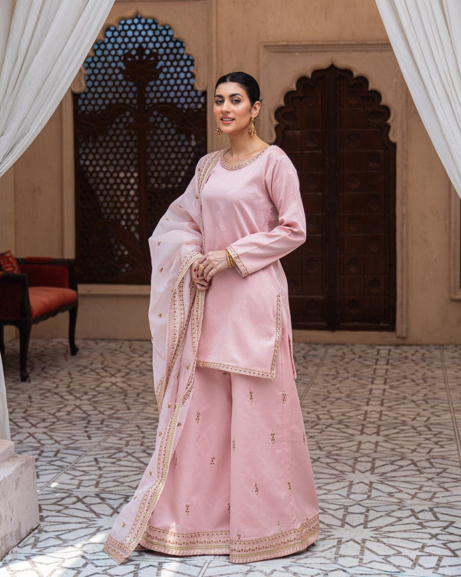 Pink Majesty – Premium Stitched Suit for Women