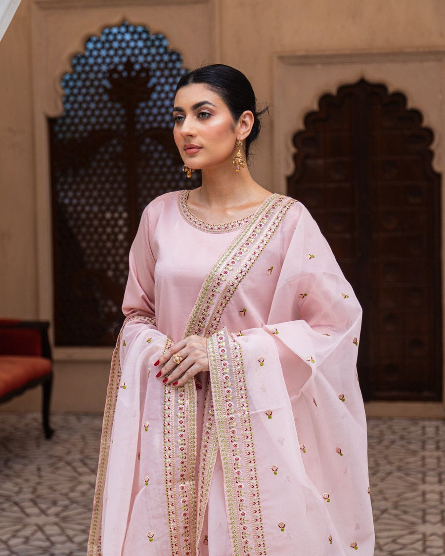Pink Majesty – Premium Stitched Suit for Women