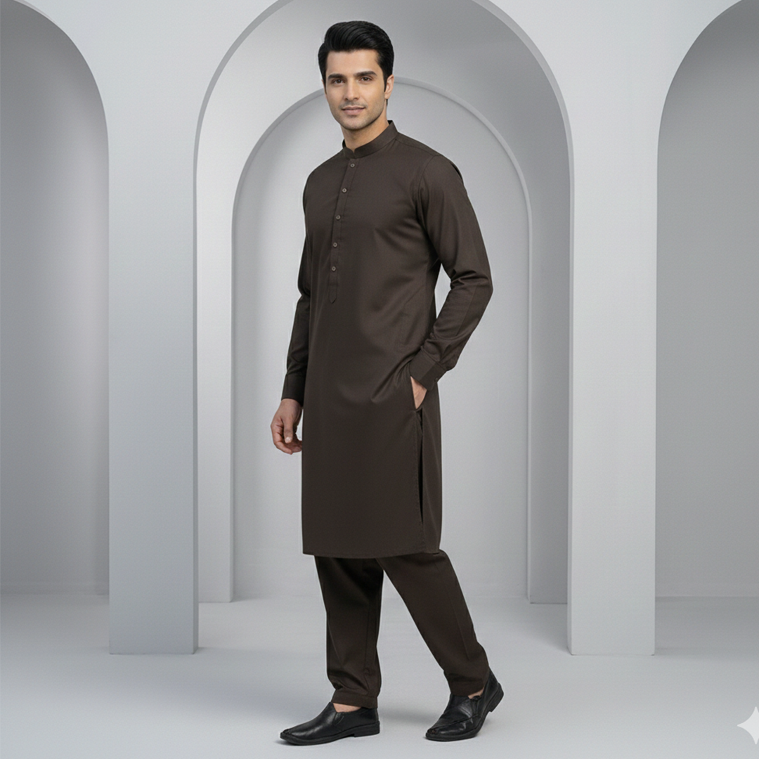 Poly Viscose Night Shade Slim Fit Suit