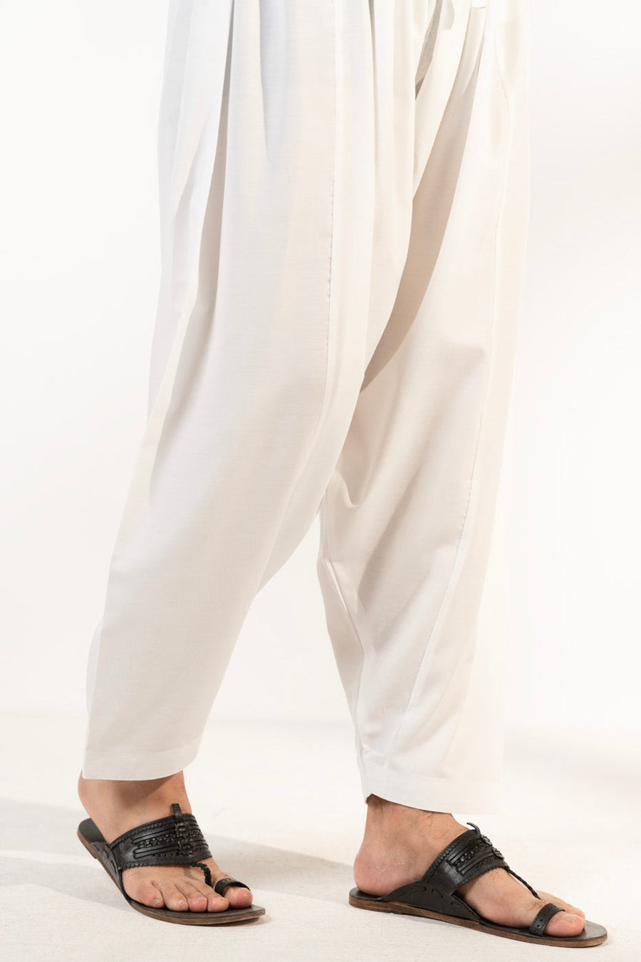 Mulberry Silk Cotton Blend Shalwar - Pehnaawaa