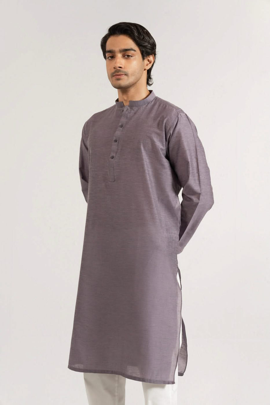 Giza Egyptian Cotton Yarn Dyed Kurta - Pehnaawaa
