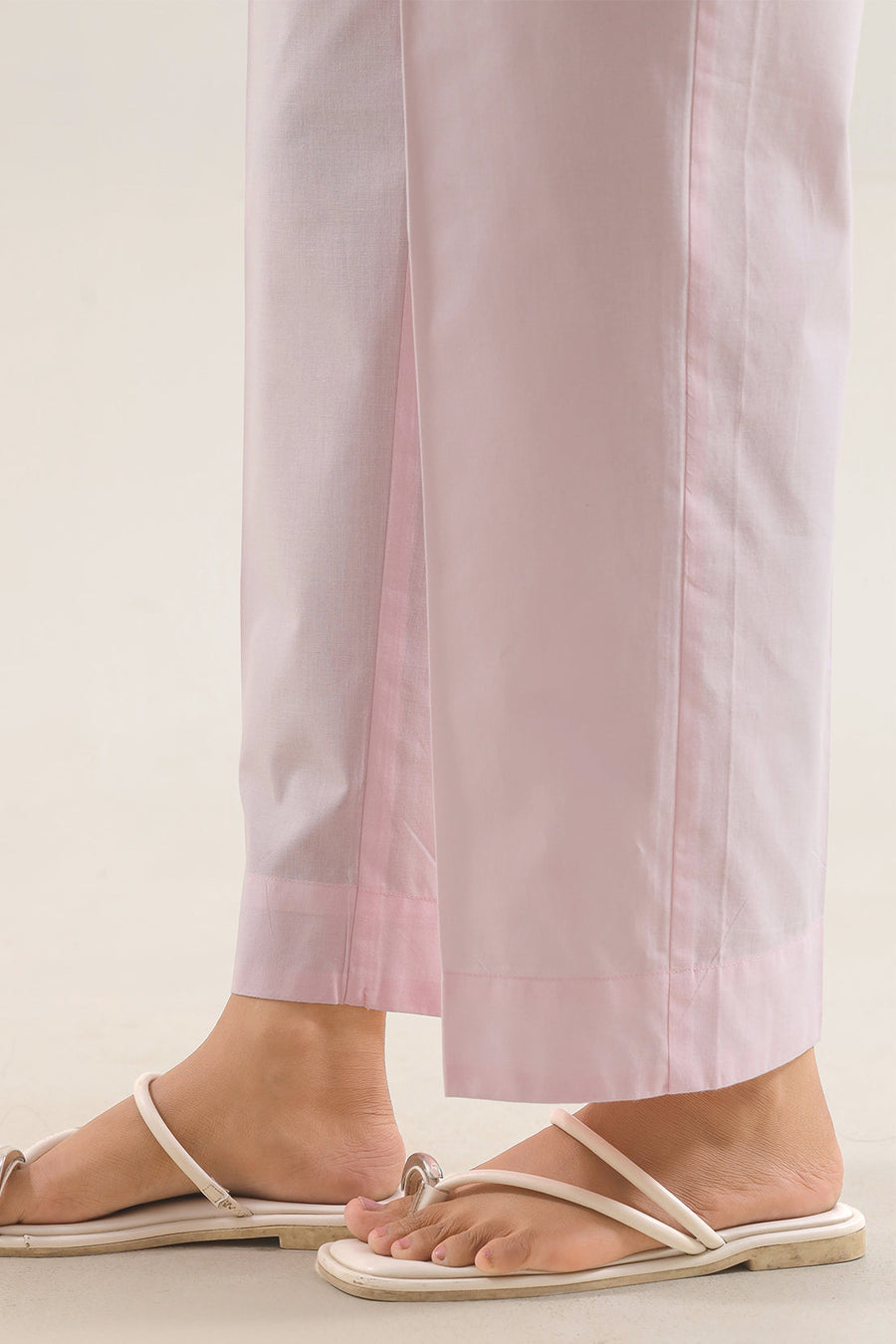 Solid Embroidered Poplin Stitched 2 piece (Shirt/Trouser) - Pehnaawaa