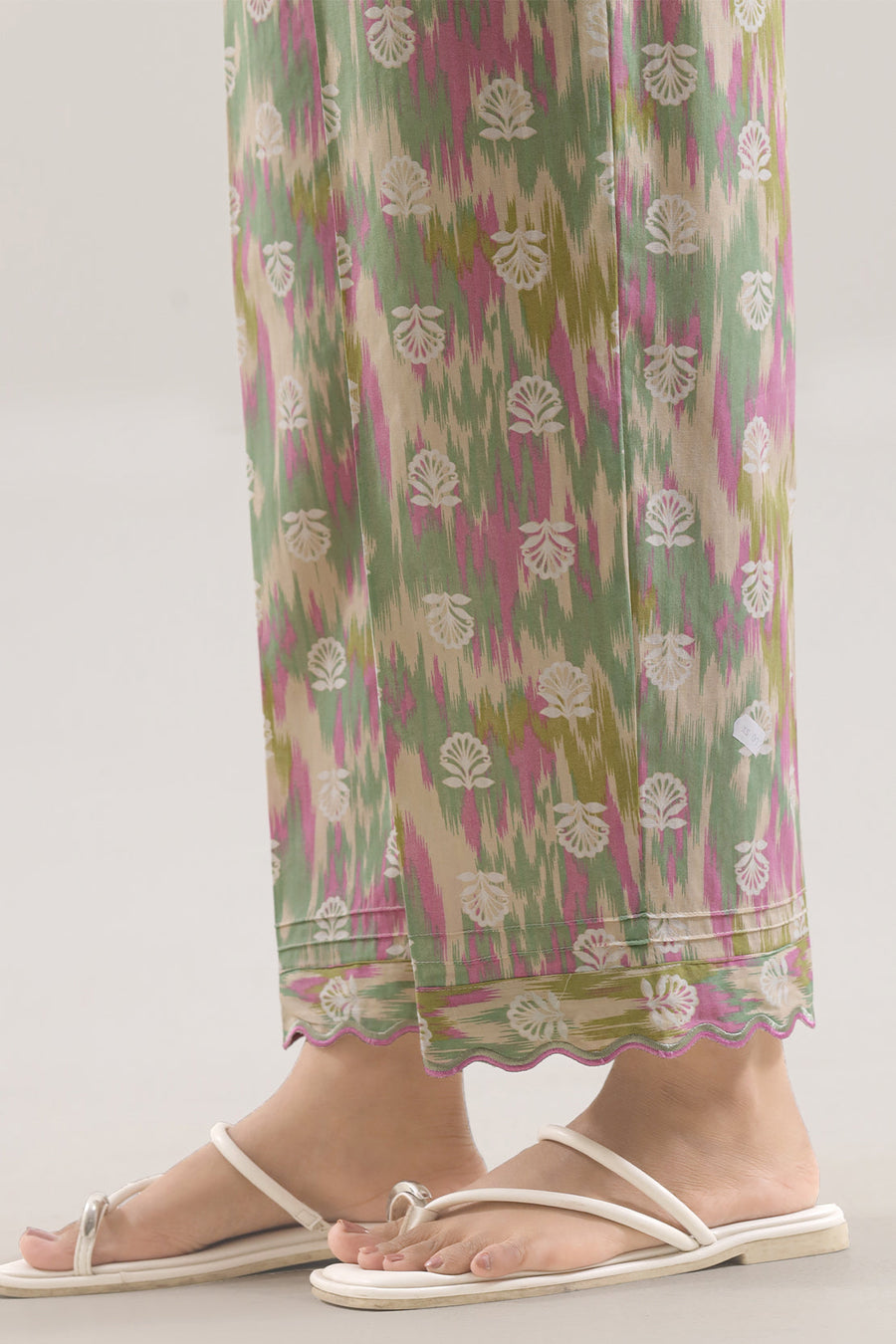 Printed Embroidered Strip Lawn Stitched 2 Piece (Shirt/Trouser) - Pehnaawaa