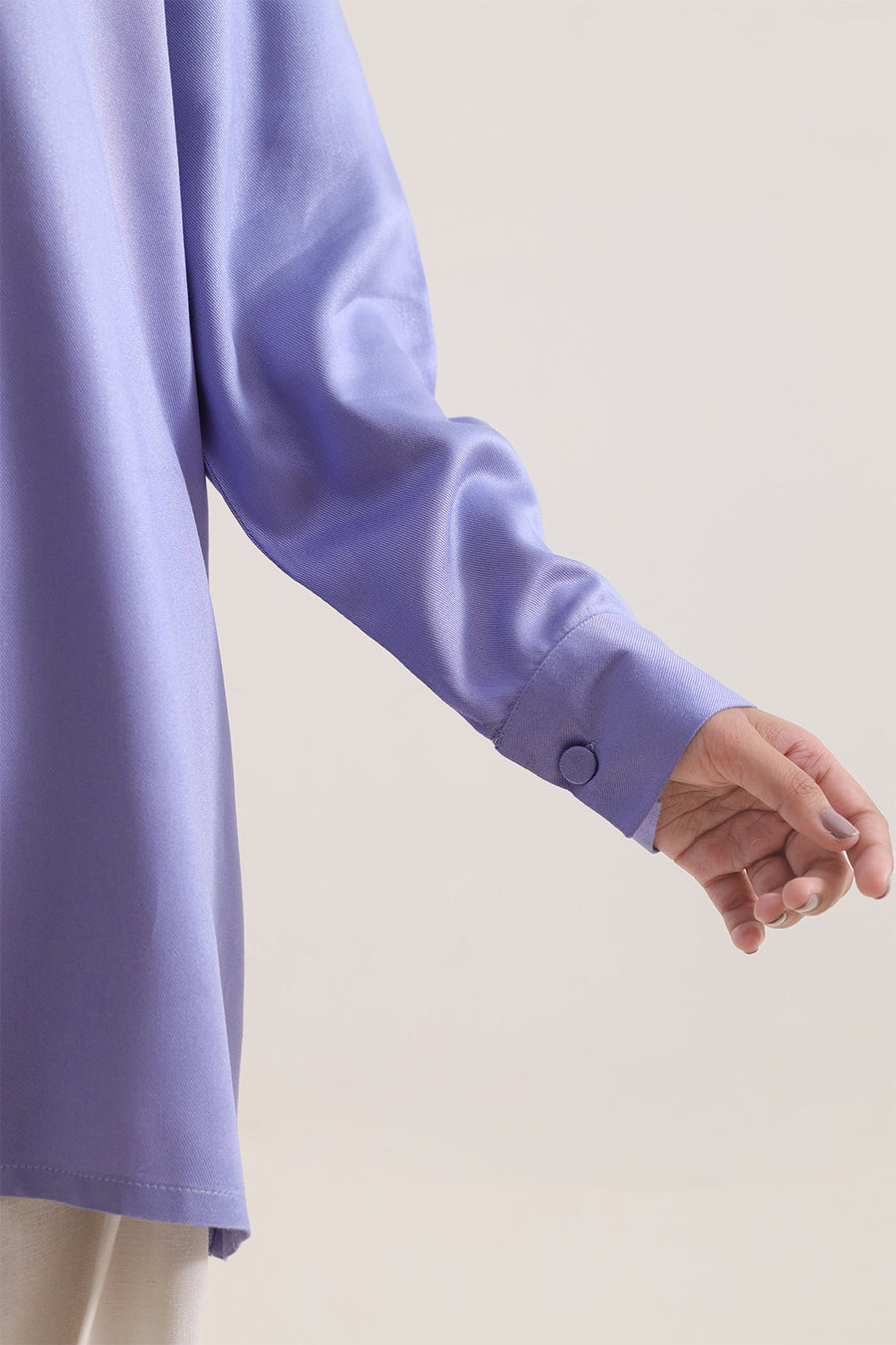 Solid Viscose Twill Stitched Shirt - Pehnaawaa