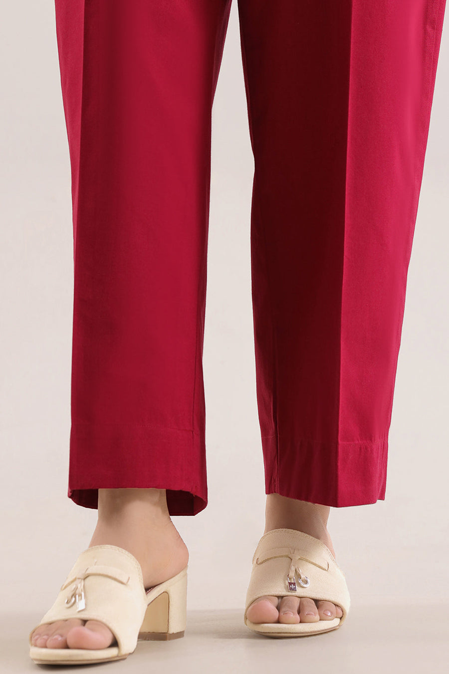 Solid Embroidered Poplin Stitched 2 piece (Shirt/Trouser) - Pehnaawaa