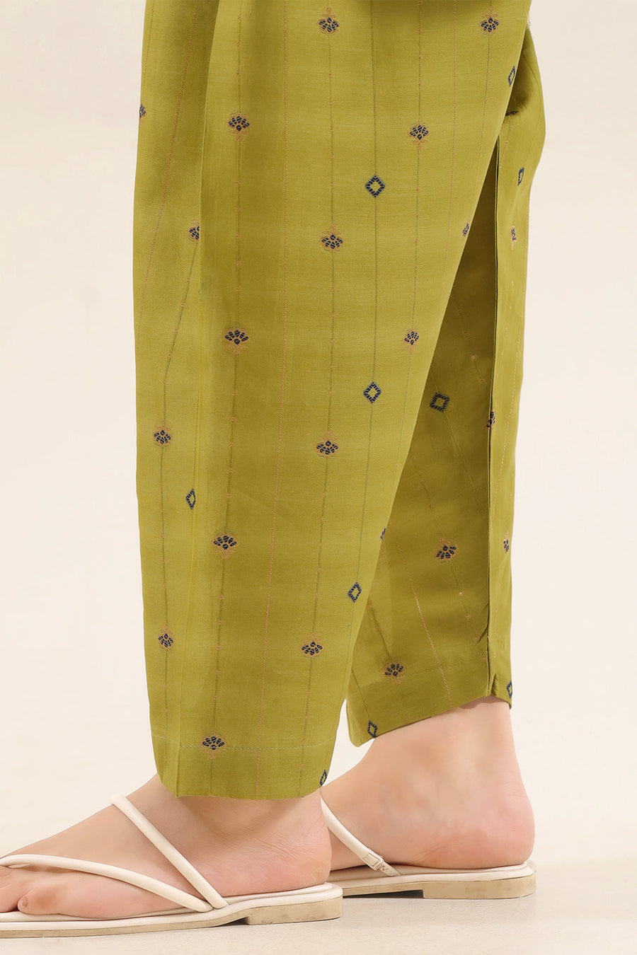Embroidered Cotton Jacquard Stitched 2 Piece (Shirt/Trouser) - Pehnaawaa