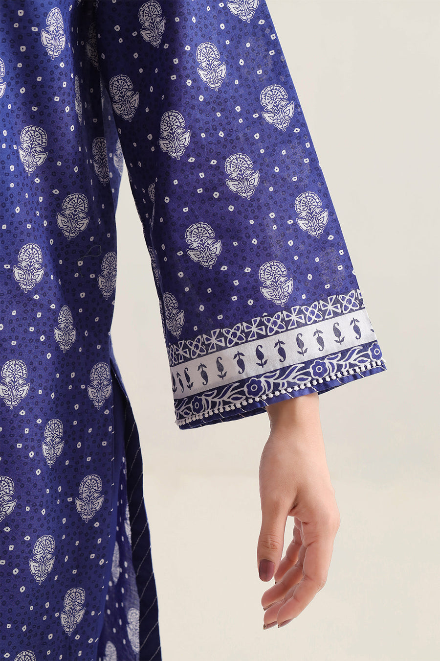 Printed Embroidered Stitched Lawn 3 Piece - Pehnaawaa