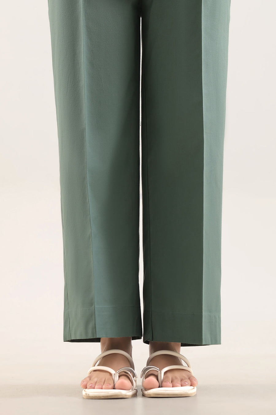 Solid Embroidered Poplin Stitched 2 piece (Shirt/Trouser) - Pehnaawaa