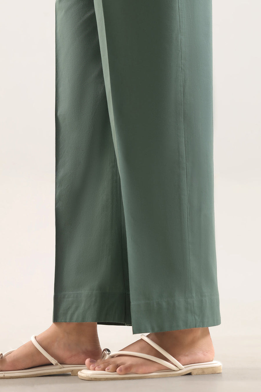 Solid Embroidered Poplin Stitched 2 piece (Shirt/Trouser) - Pehnaawaa