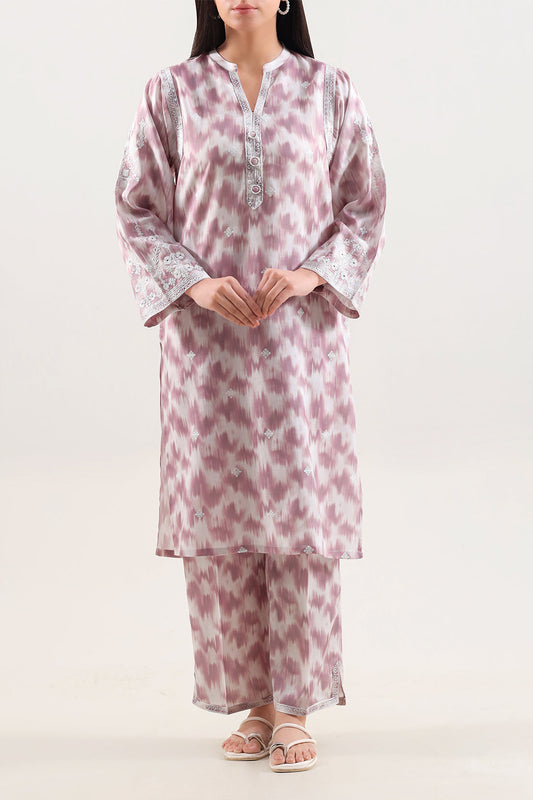 Printed Embroidered Arabic Lawn Stitched 2 Piece (Shirt/Trouser)