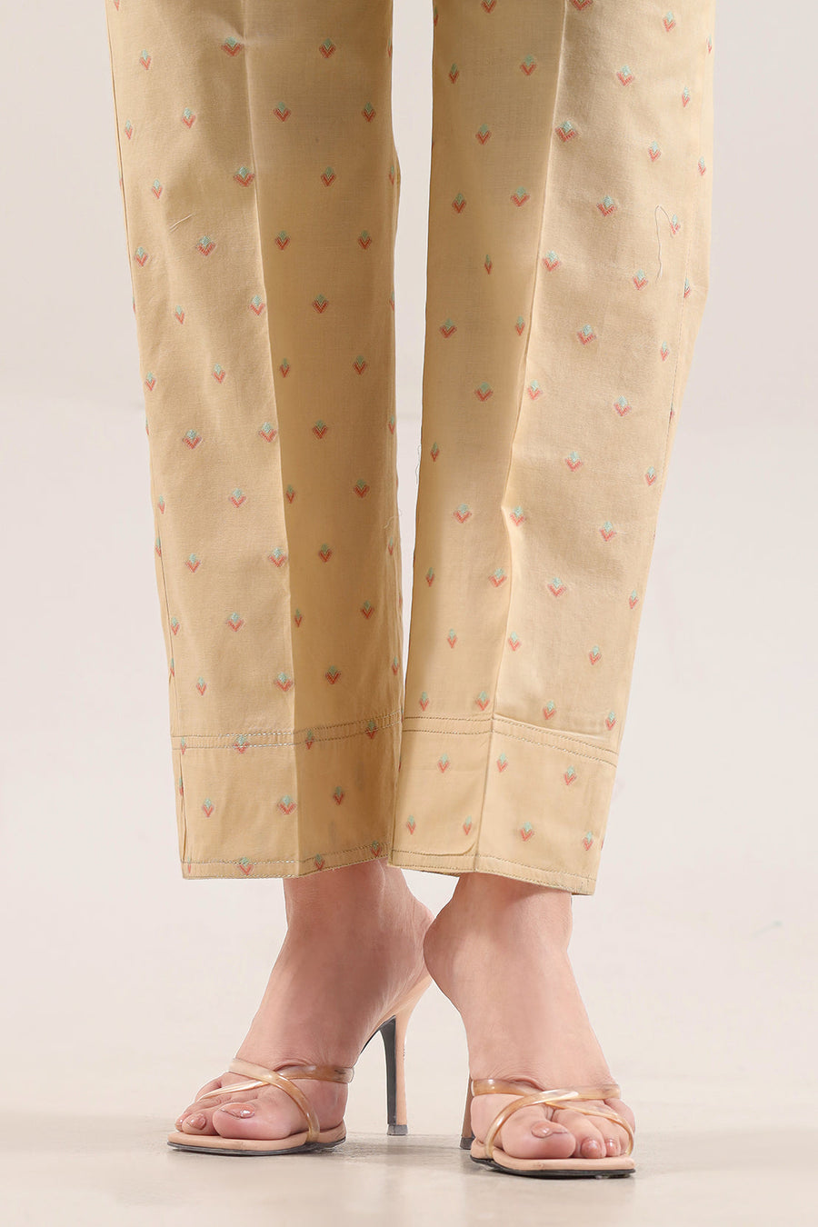 Cotton Jacquard Stitched Shirt - Pehnaawaa