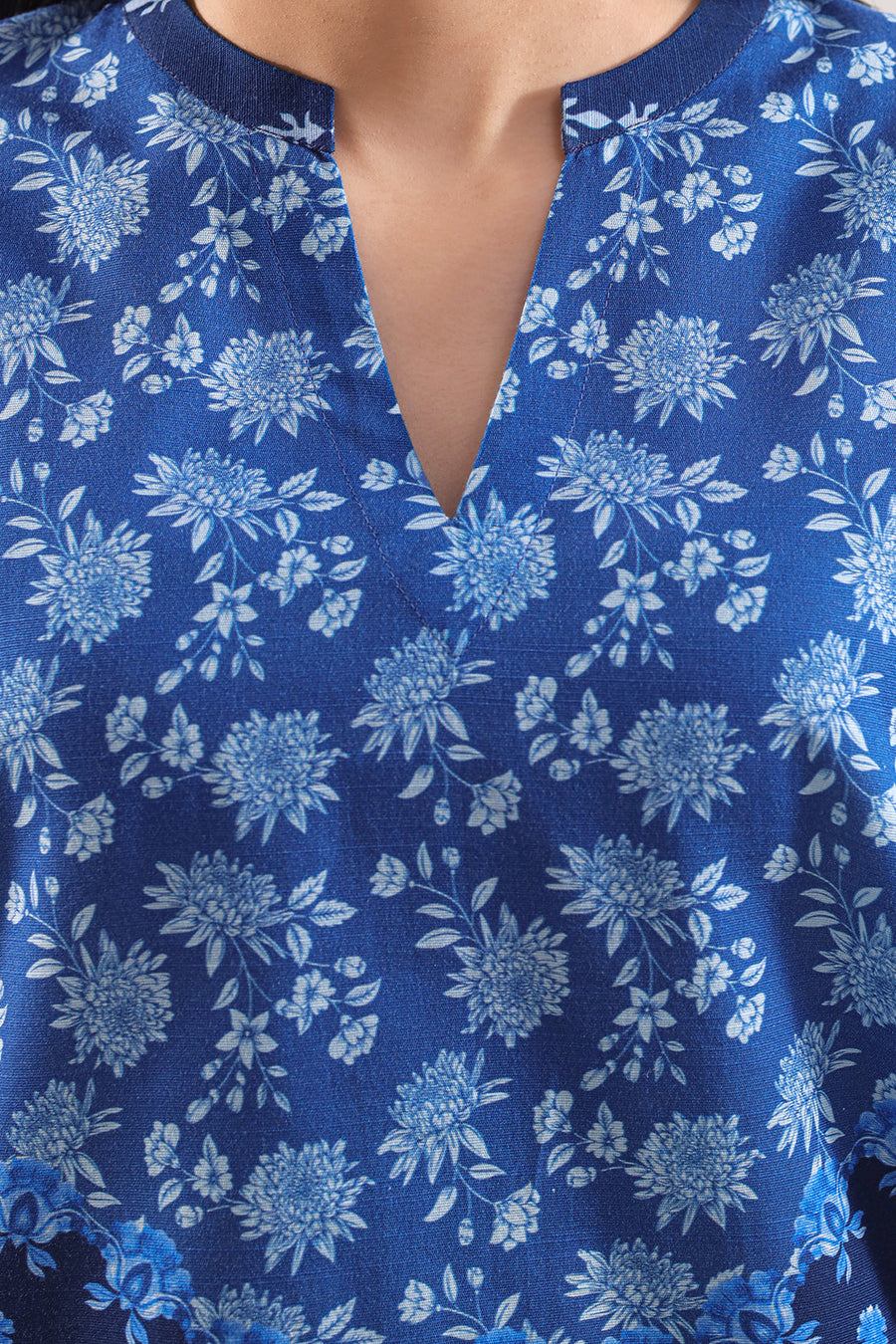 Printed Khaddar Stitched Shirt - Pehnaawaa