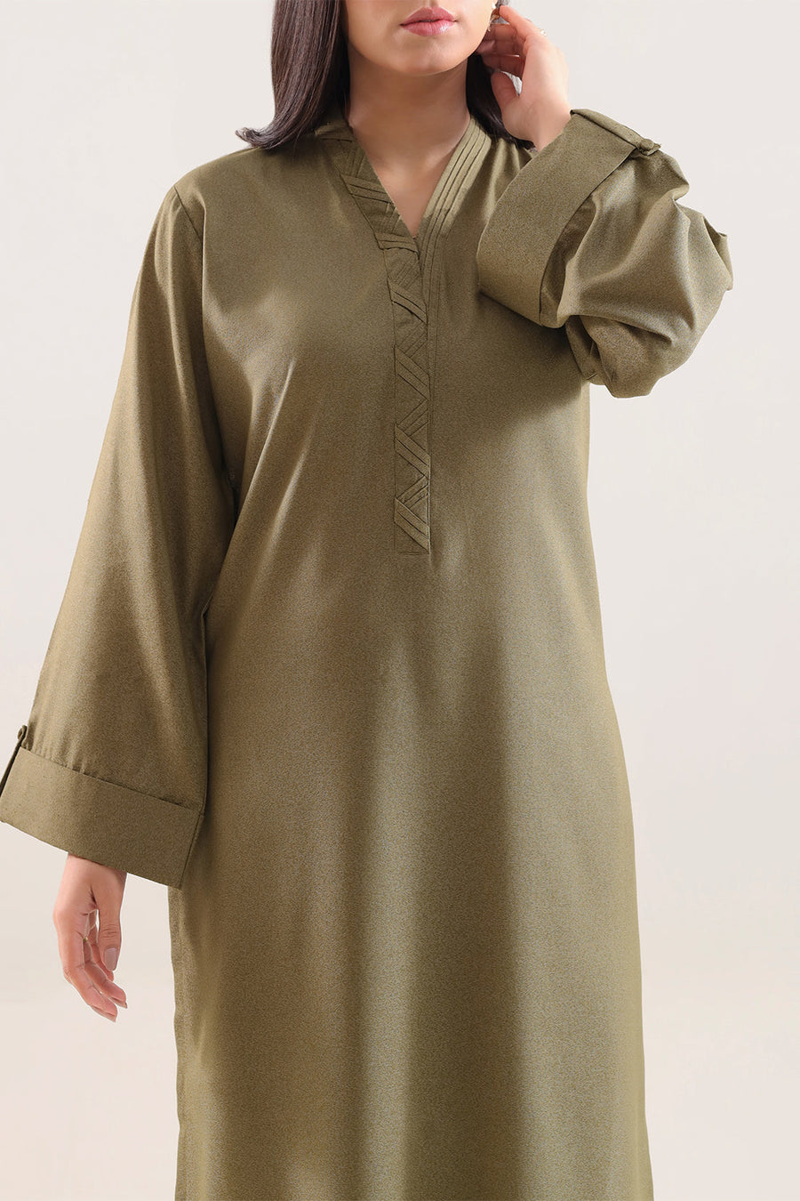 Solid Karandi Stitched 2 Piece (Shirt/Trouser) - Pehnaawaa