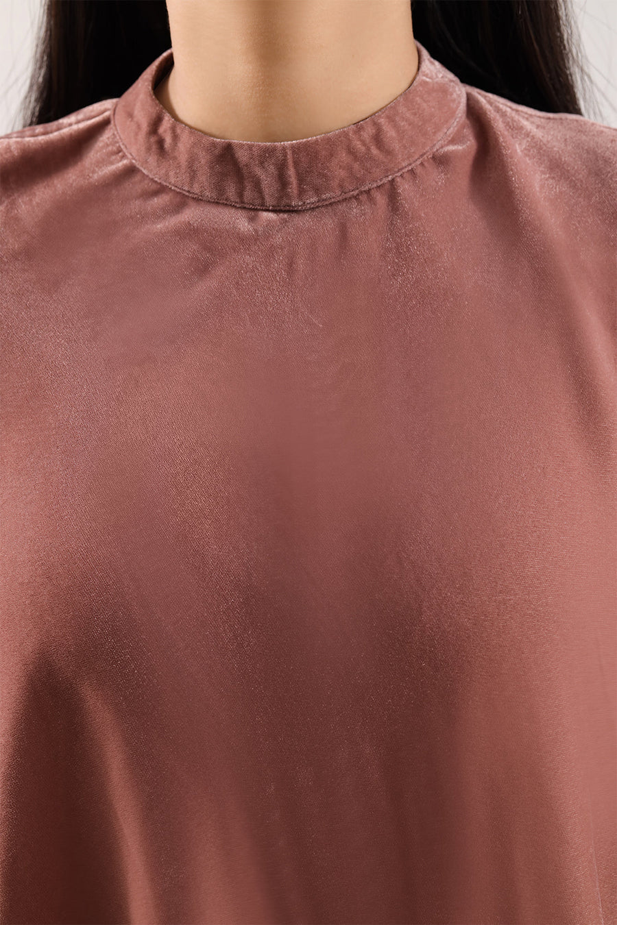 Solid Embroidered Velvet Stitched (Shirt/Trouser)