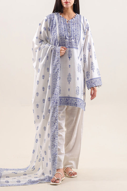 Printed Khaddar Stitched Shirt - Pehnaawaa