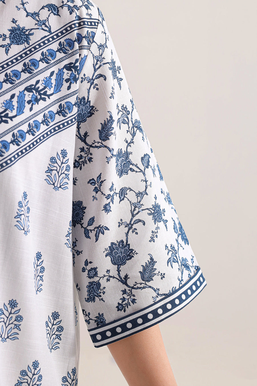 Printed Khaddar Stitched 2 Piece (Shirt/Trouser) - Pehnaawaa