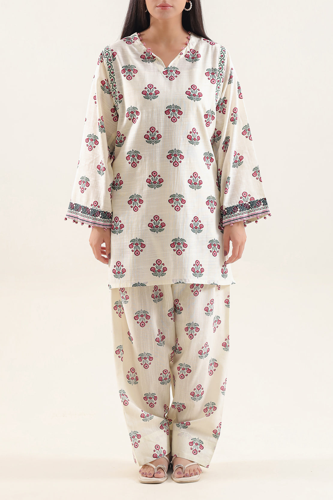 Printed Khaddar Printed | Stitched SP-12120