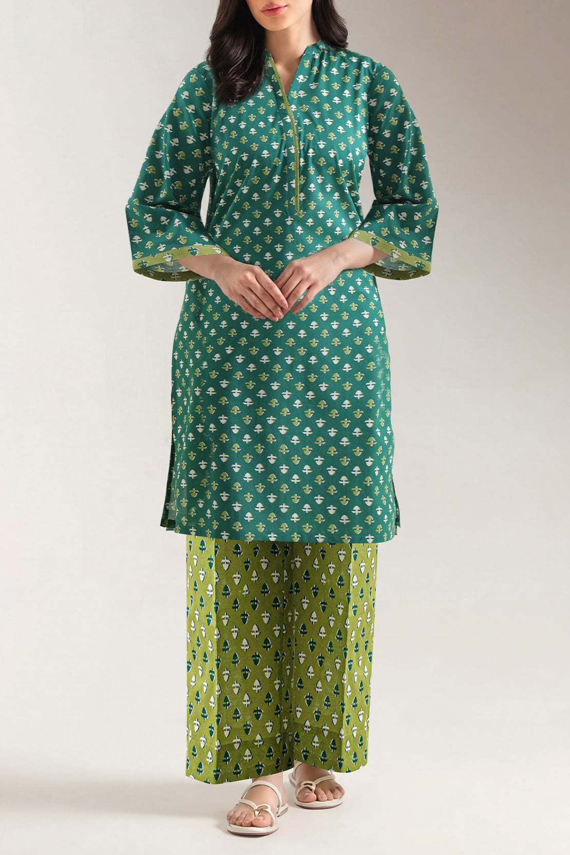 Printed Lawn Stitched 2 Piece (Shirt/Trouser)