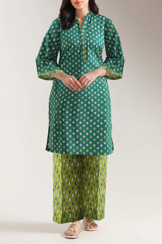 Printed Lawn Stitched 2 Piece (Shirt/Trouser) - Pehnaawaa