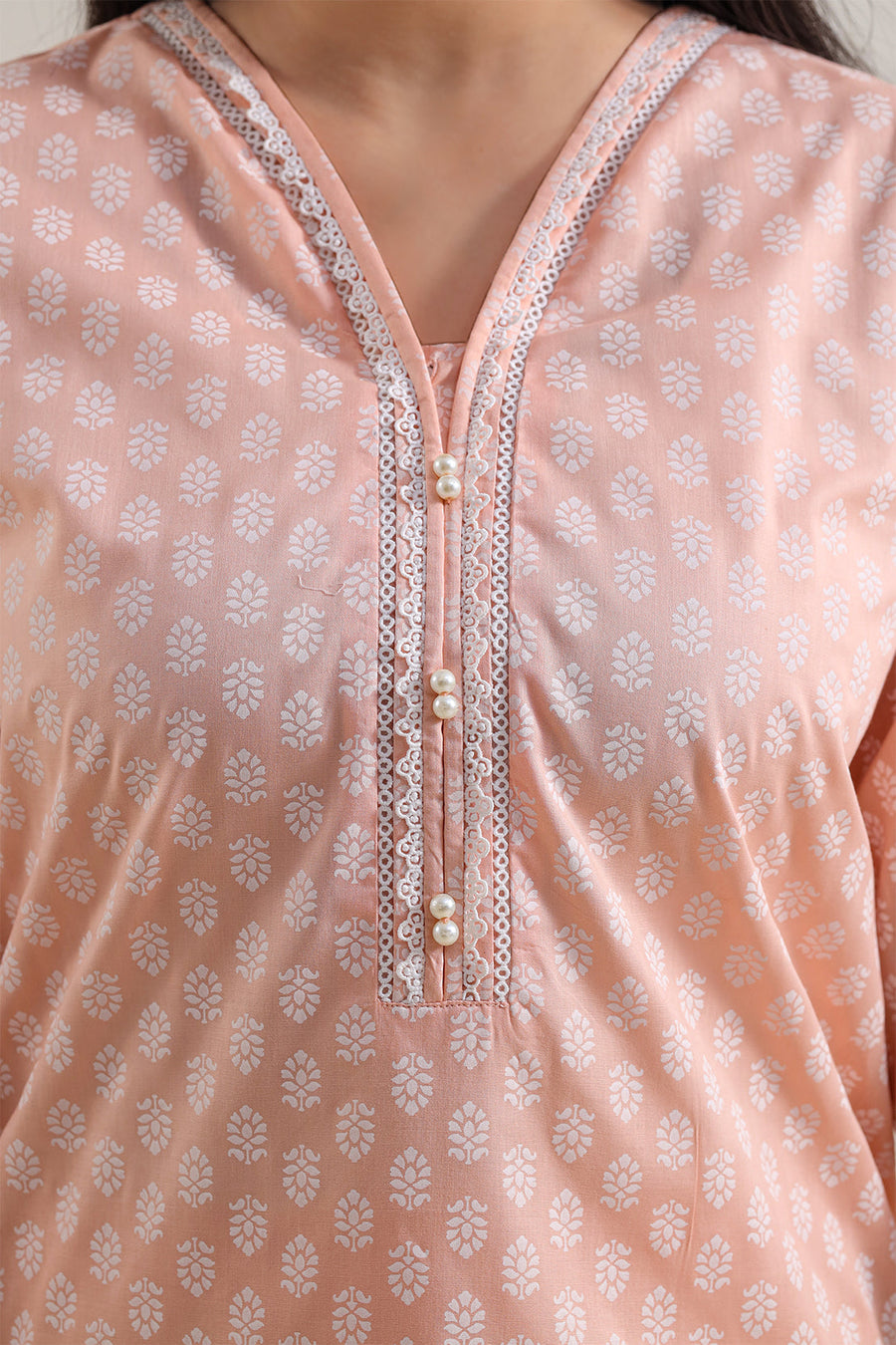 Printed Lawn Stitched 2 Piece (Shirt/Trouser) - Pehnaawaa