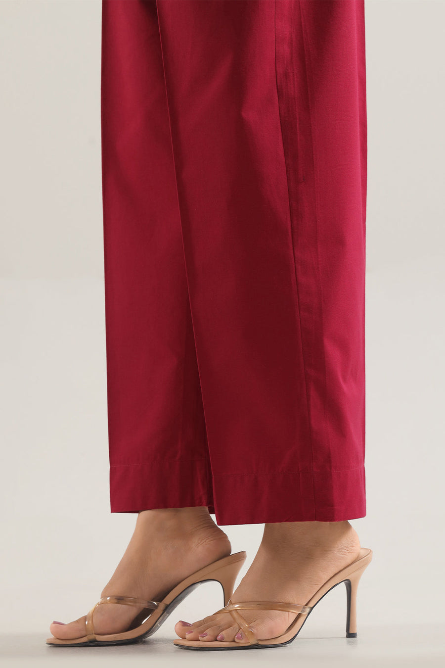 Solid Embroidered Poplin Stitched 2 piece (Shirt/Trouser) - Pehnaawaa
