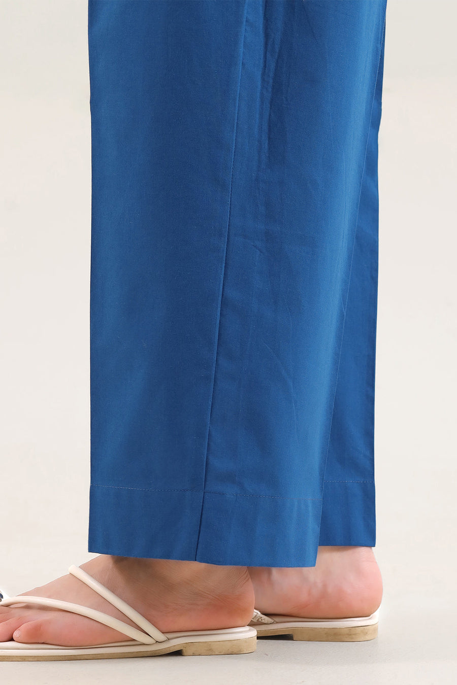 Solid Embroidered Poplin Stitched 2 piece (Shirt/Trouser)