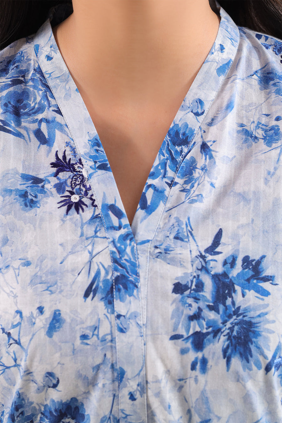 Printed Self Strip Embroidered | Stitched 0159 140159 - Pehnaawaa