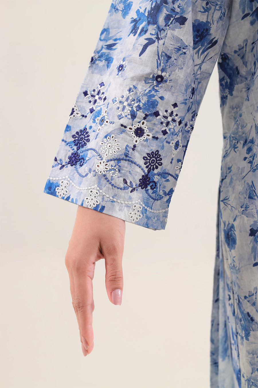 Printed Self Strip Embroidered | Stitched 0159 140159 - Pehnaawaa