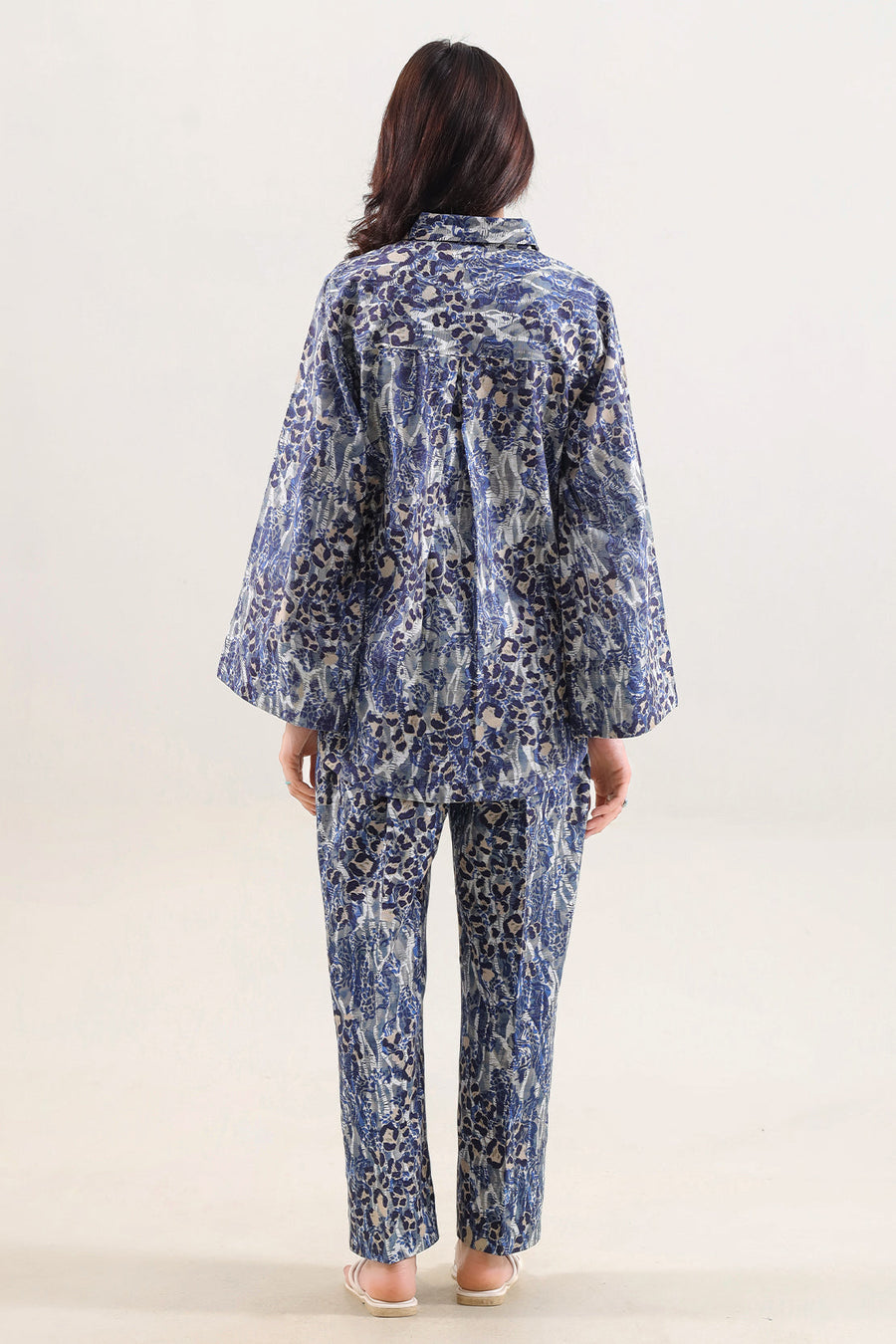 Printed Khaddar Stitched 2 Piece (Shirt/Trouser) - Pehnaawaa