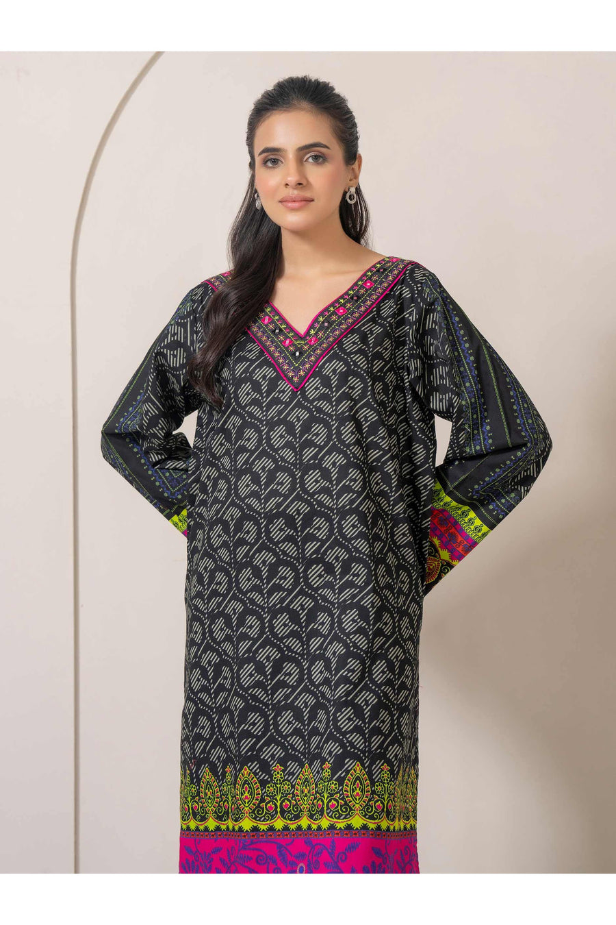 Embroidered Cambric Shirt for Everyday Style