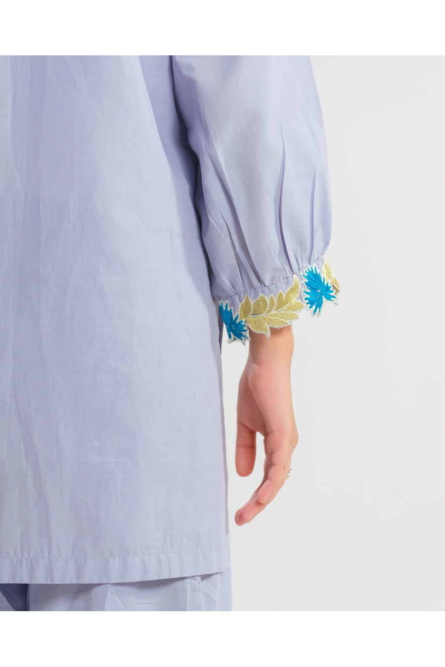 Premium Cambric Embroidered White - Pehnaawaa