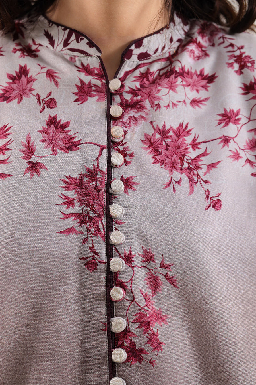 Printed Khaddar Stitched Shirt - Pehnaawaa