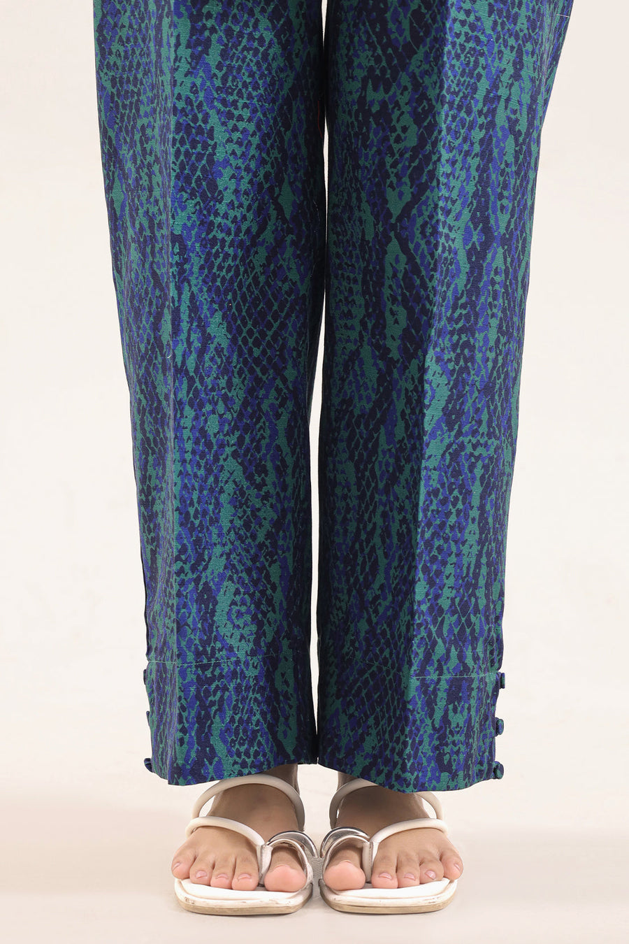 Printed Khaddar Stitched 2 Piece (Shirt/Trouser) - Pehnaawaa