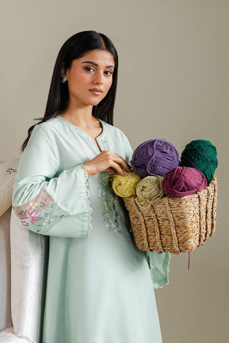 MINT BREEZE-2PC (SHIRT & TROUSER) - Pehnaawaa