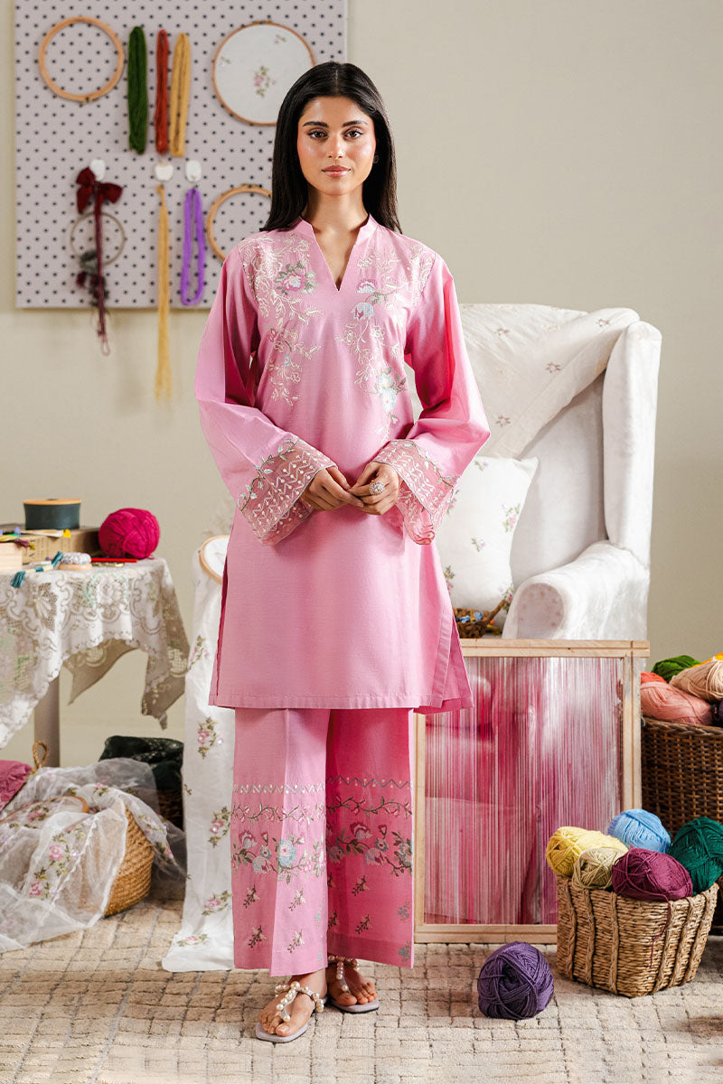 BLUSH THREAD-2PC (SHIRT & TROUSER) - Pehnaawaa