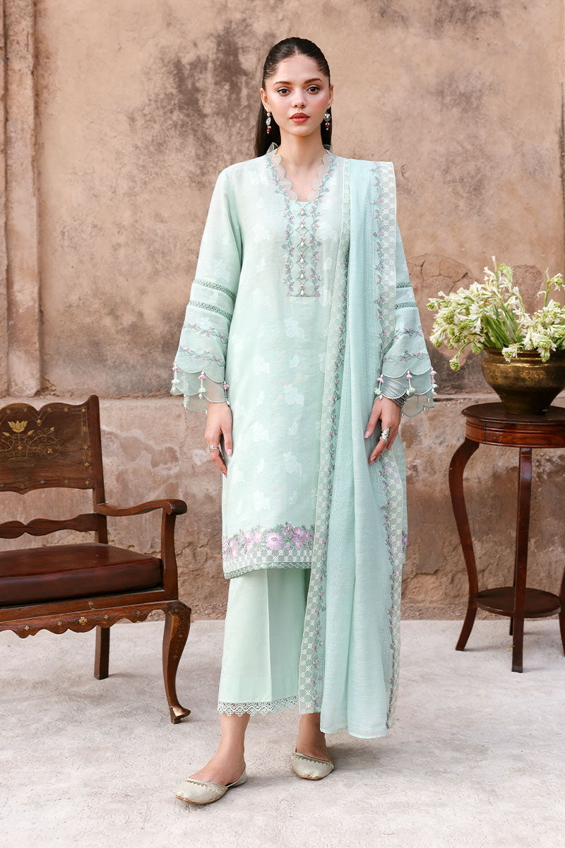 Pastel Lawn Three-Piece Set | 3-Piece Lace MINT