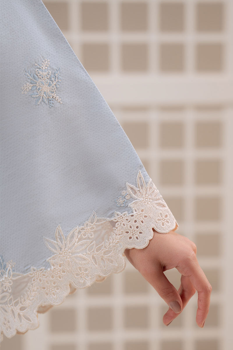 BLUE MIST-2PC (SHIRT & DUPATTA) - Pehnaawaa