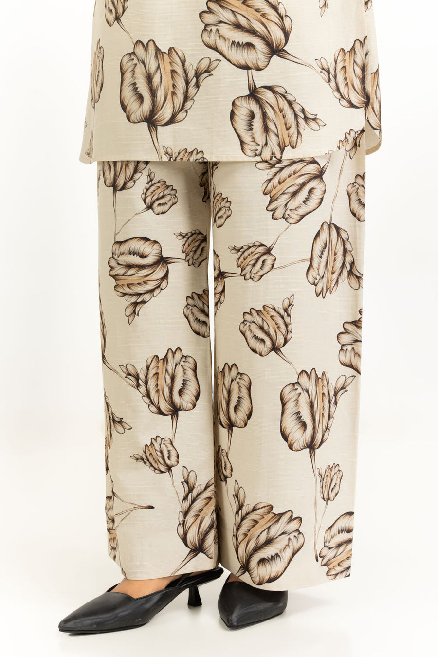 Viscose Slub Printed European Coord Set