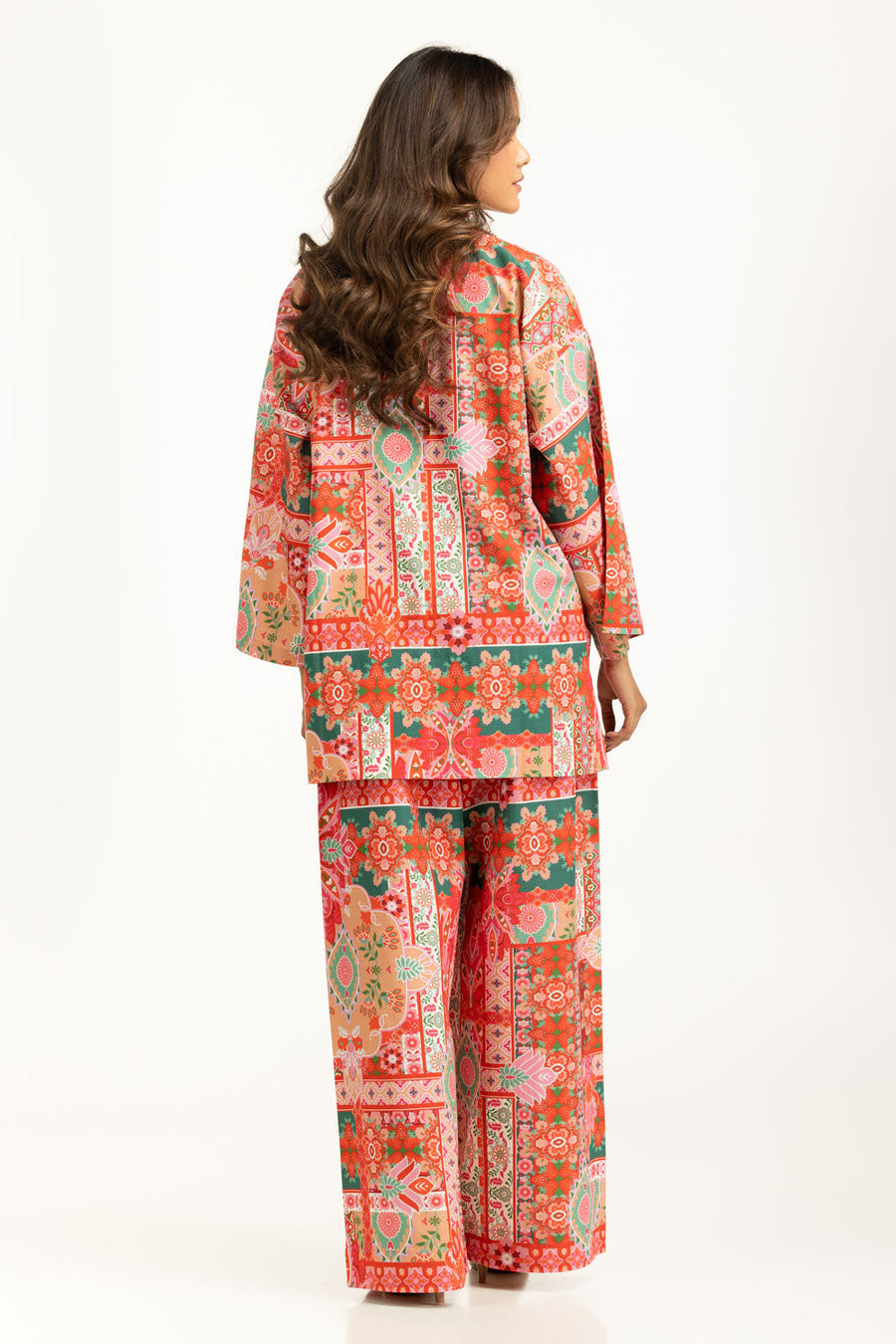 Viscose Slub Printed Co-Ord Set
