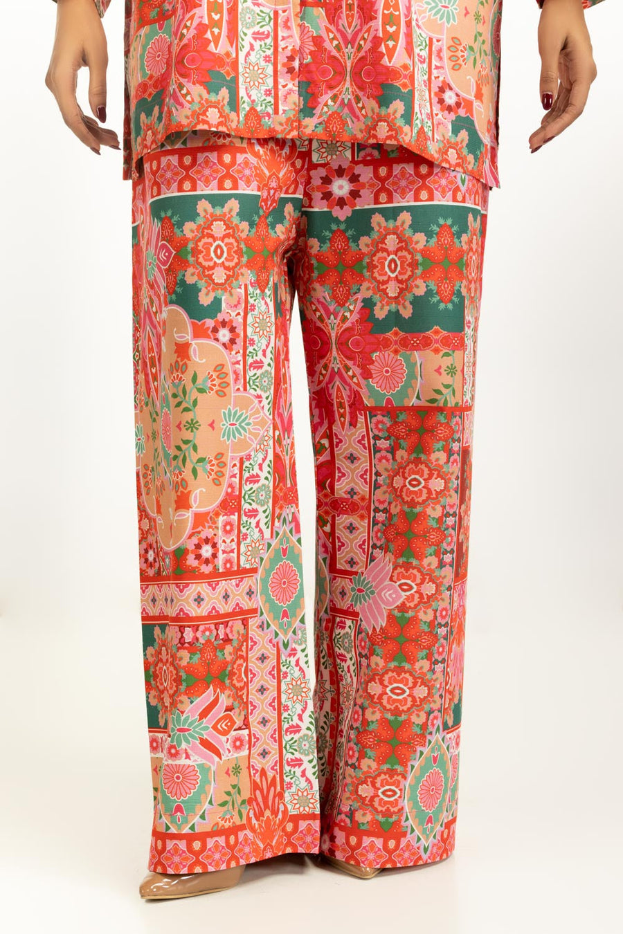 Viscose Slub Printed Co-Ord Set
