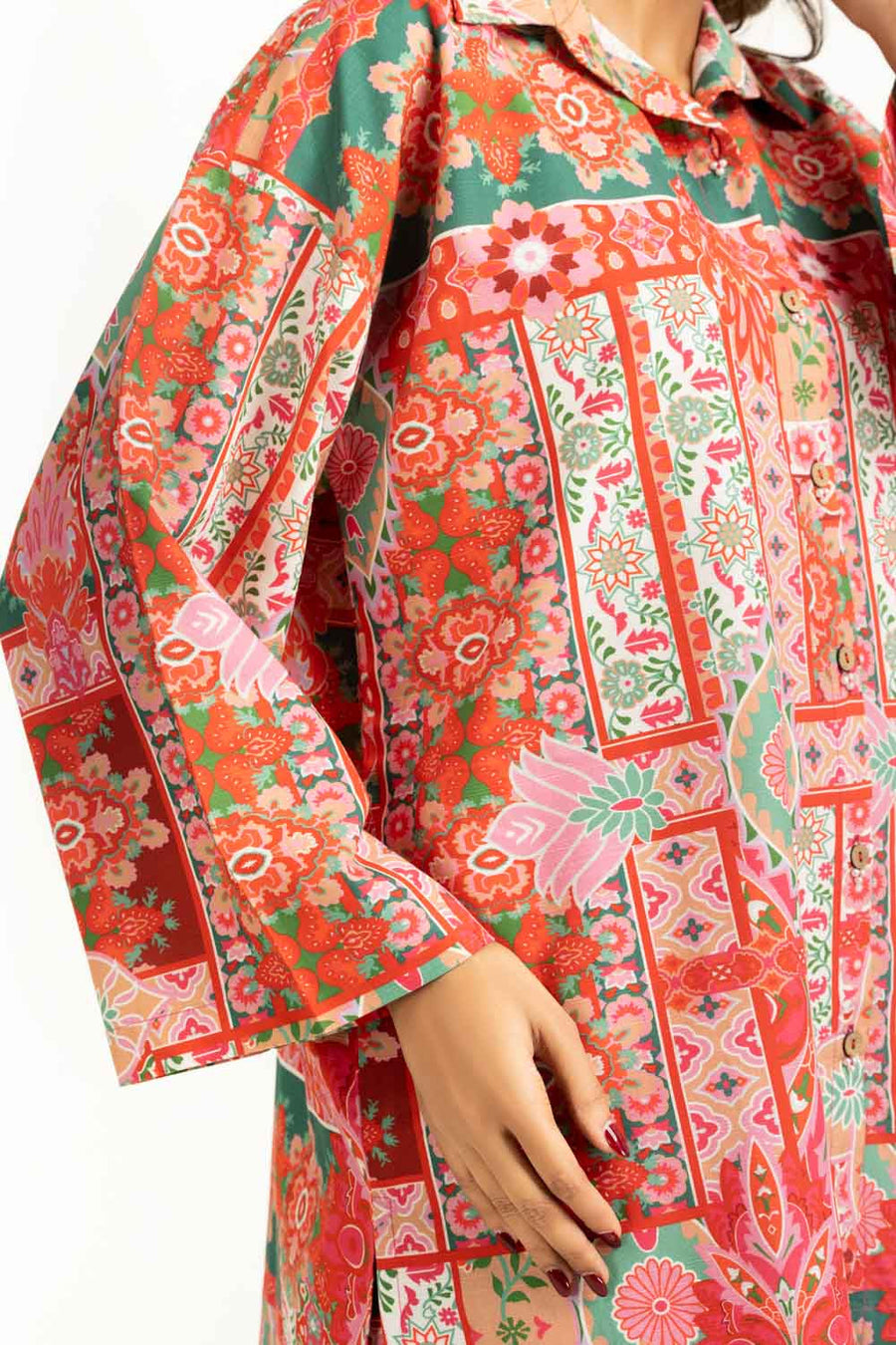 Viscose Slub Printed Co-Ord Set